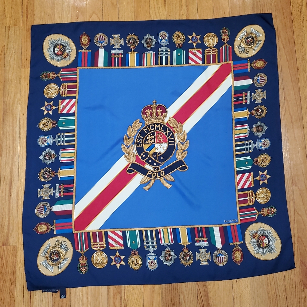 Polo Ralph Lauren Crest Silk Scarf